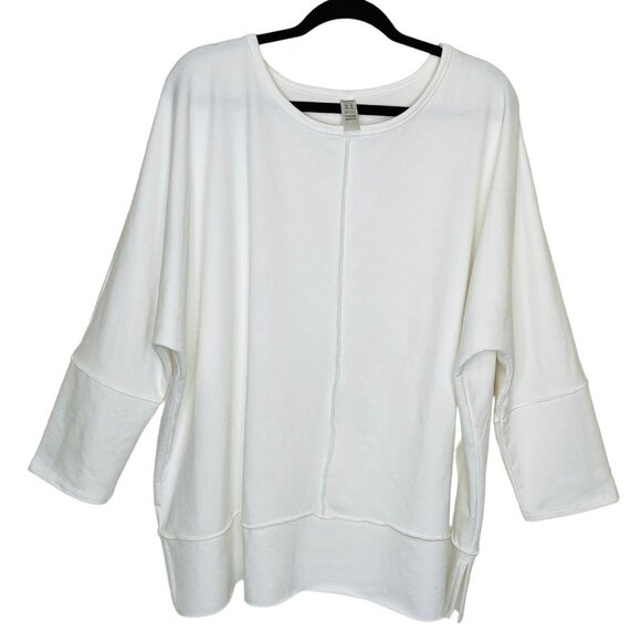 Spanx Perfect Length Top Dolman 3/4 Sleeve Ivory - Picture 3 of 14